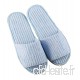 [Bleu] 10 paires de velours corail à usage unique Pantoufles chaussons Toe - B074M8PHDS